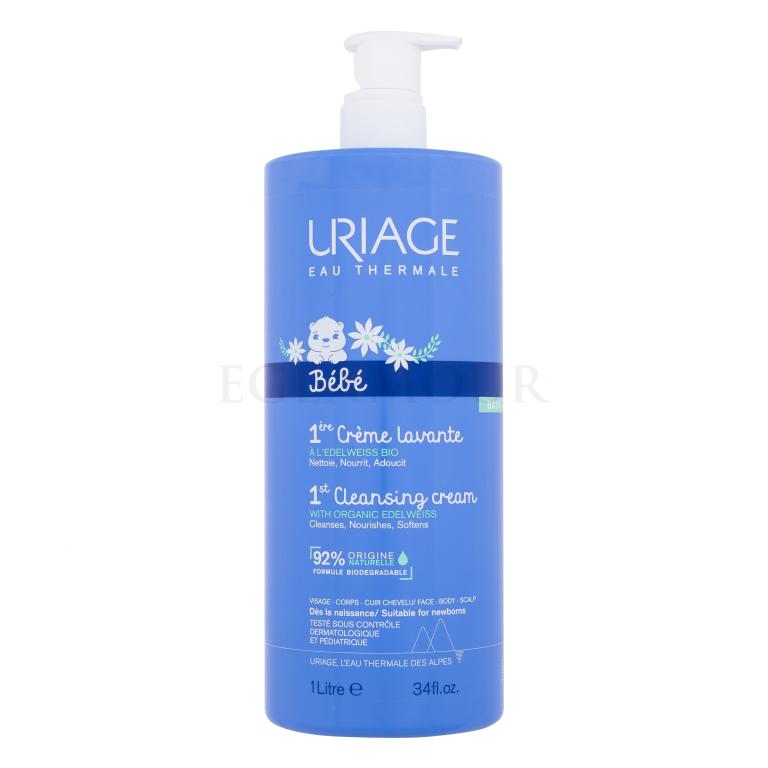 Uriage Bébé 1st Cleansing Cream Krem pod prysznic dla dzieci 1000 ml