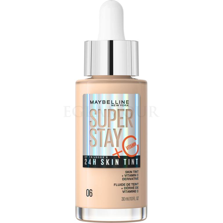 Maybelline Superstay 24H Skin Tint + Vitamin C Podkład dla kobiet 30 ml Odcień 06