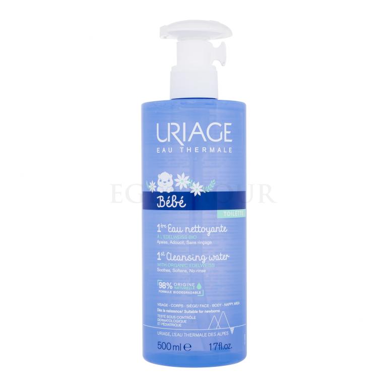 Uriage Bébé 1st Cleansing Water Toniki dla dzieci 500 ml