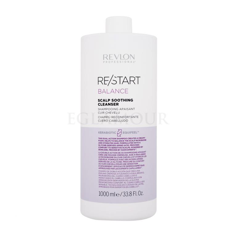 Revlon Professional Re/Start Balance Scalp Soothing Cleanser Szampon do włosów dla kobiet 1000 ml