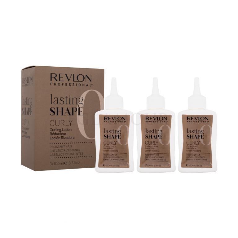 Revlon Professional Lasting Shape Color Protection Blonde &amp; Grey Hair Cleanser Utrwalenie fal i loków dla kobiet 3x100 ml Uszkodzone pudełko