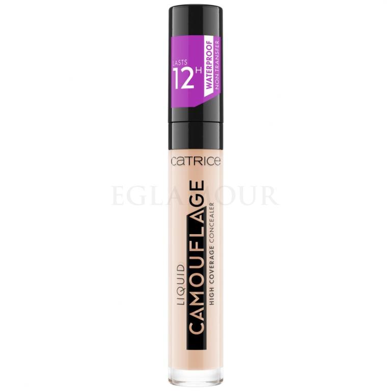 Catrice Camouflage Liquid High Coverage 12h Korektor dla kobiet 5 ml Odcień 001 Fair Ivory