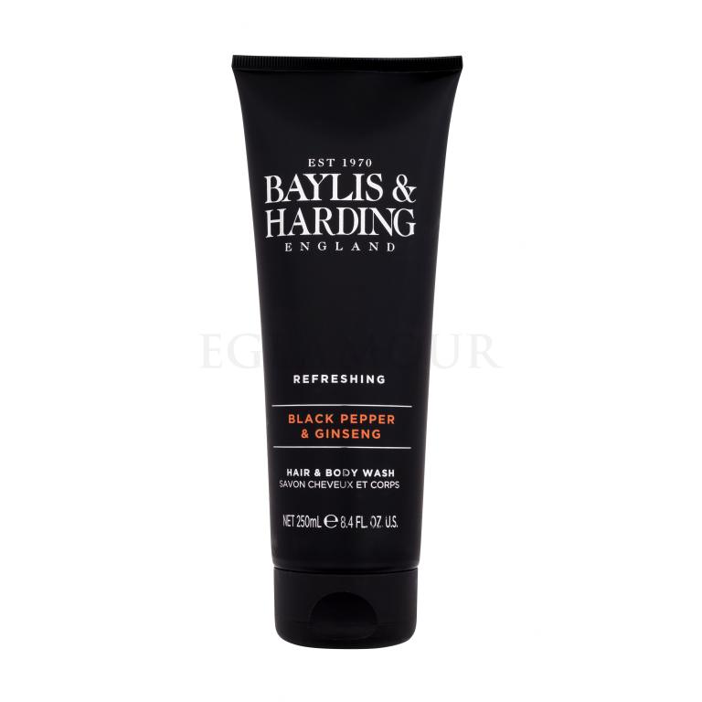 Baylis &amp; Harding For Him Black Pepper &amp; Ginseng Żel pod prysznic dla mężczyzn 250 ml