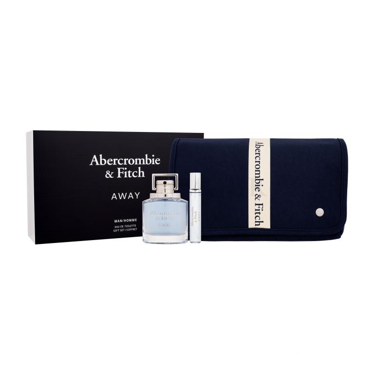 Abercrombie &amp; Fitch Away Zestaw EDT 100 ml + EDT 15 ml + kosmetyczka