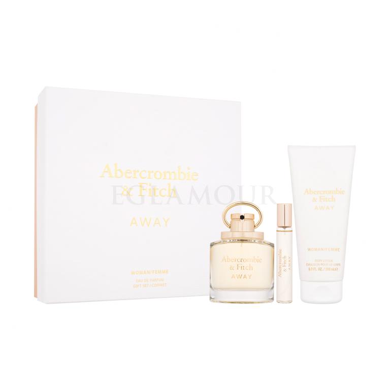 Abercrombie &amp; Fitch Away Zestaw EDP 100 ml + EDP 15 ml + mleczko do ciała 200 ml