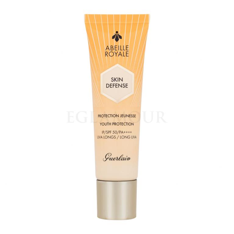 Guerlain Abeille Royale Skin Defense Youth Protection SPF50 Preparat do opalania twarzy dla kobiet 30 ml