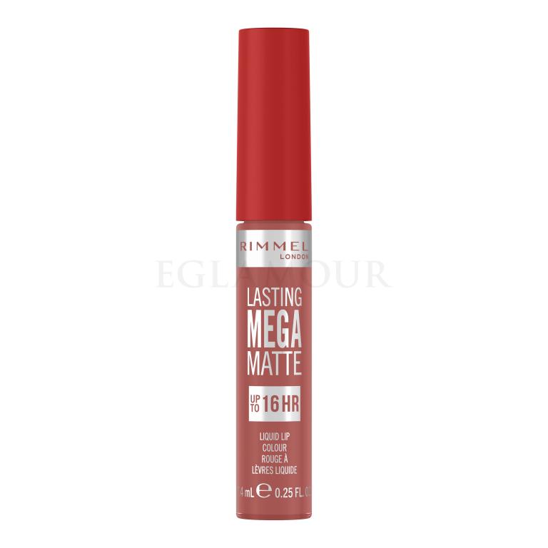 Rimmel London Lasting Mega Matte Liquid Lip Colour Pomadka dla kobiet 7,4 ml Odcień Pink Blink