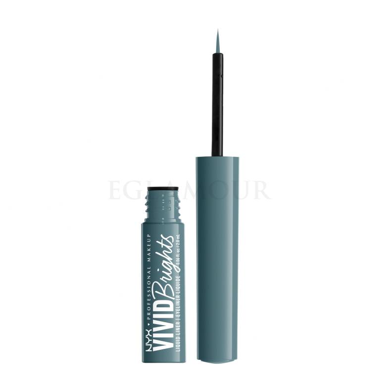 NYX Professional Makeup Vivid Brights Eyeliner dla kobiet 2 ml Odcień 01 Cyan Simp