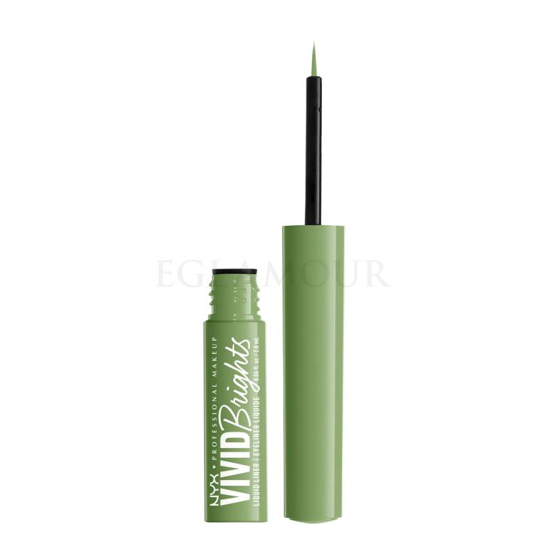 NYX Professional Makeup Vivid Brights Eyeliner dla kobiet 2 ml Odcień 02 Ghosted Green