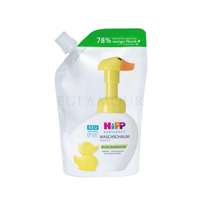 Hipp Babysanft Washing Foam Mydło w płynie dla dzieci Napełnienie 250 ml