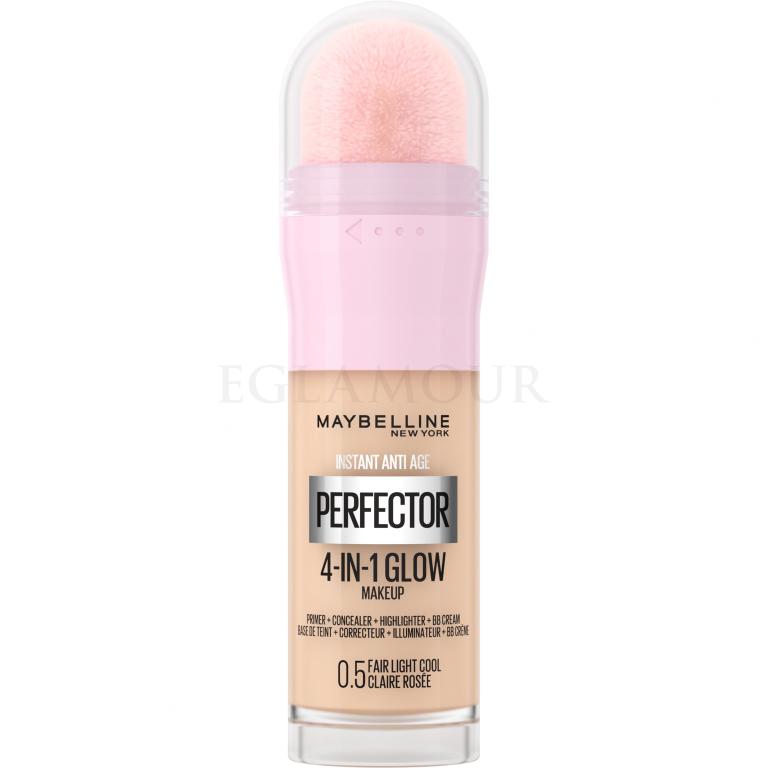 Maybelline Instant Anti-Age Perfector 4-In-1 Glow Podkład dla kobiet 20 ml Odcień 0.5 Fair Light Cool