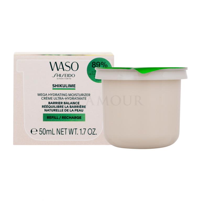 Shiseido Waso Shikulime Mega Hydrating Moisturizer Krem do twarzy na dzień dla kobiet Napełnienie 50 ml