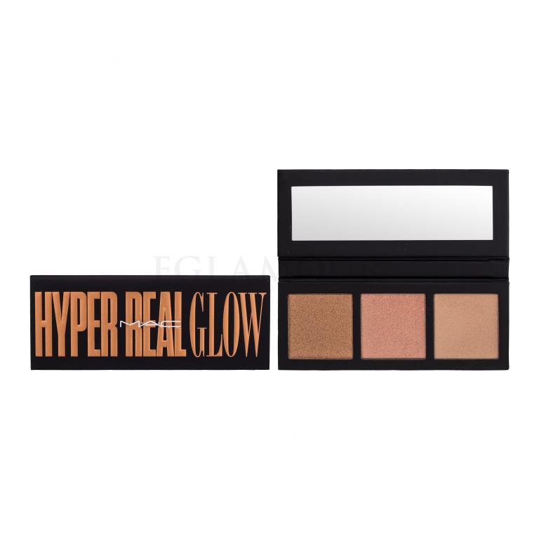 MAC Hyper Real Glow Rozświetlacz dla kobiet 13,5 g Odcień Shimmy Peach