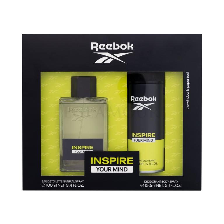 Reebok Inspire Your Mind Zestaw EDT 100 ml + dezodorant 150 ml