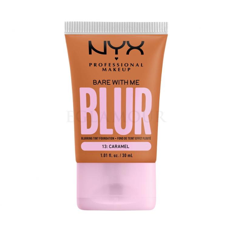 NYX Professional Makeup Bare With Me Blur Tint Foundation Podkład dla kobiet 30 ml Odcień 13 Caramel