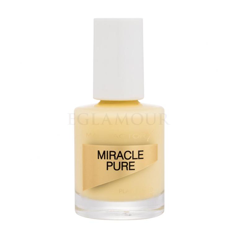 Max Factor Miracle Pure Lakier do paznokci dla kobiet 12 ml Odcień 500 Lemon Tea