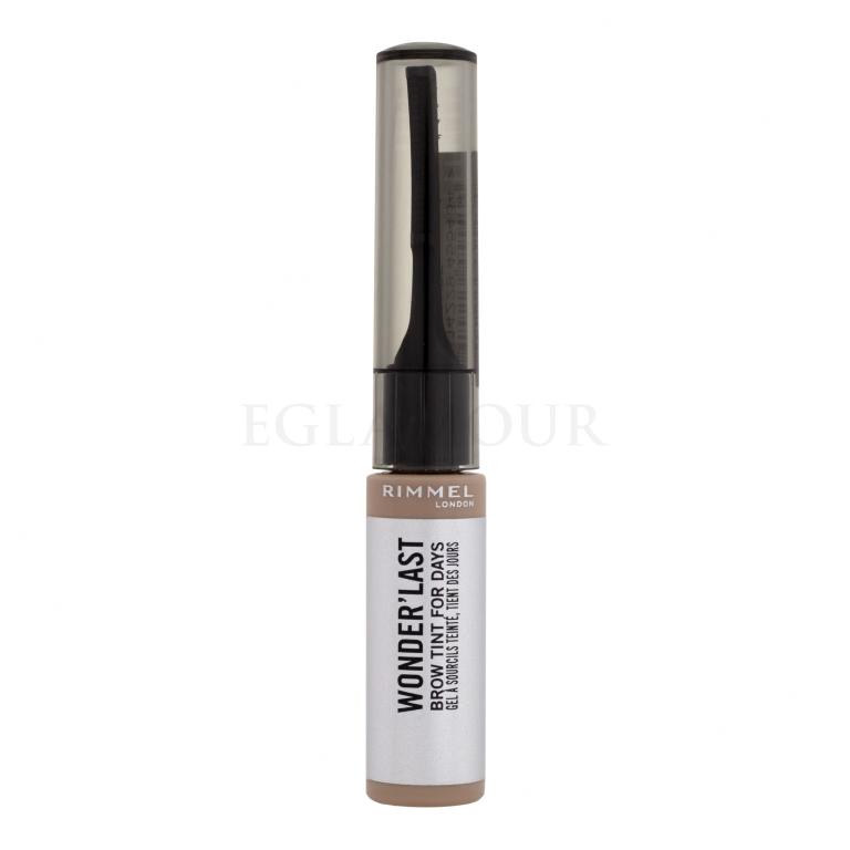 Rimmel London Wonder&#039;Last Brow Tint For Days Żel i pomada do brwi dla kobiet 4,5 ml Odcień 001 Blonde