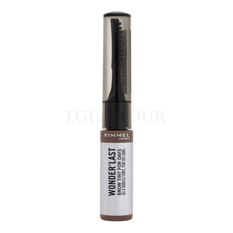 Rimmel London Wonder&#039;Last Brow Tint For Days Żel i pomada do brwi dla kobiet 4,5 ml Odcień 002 Soft Brown