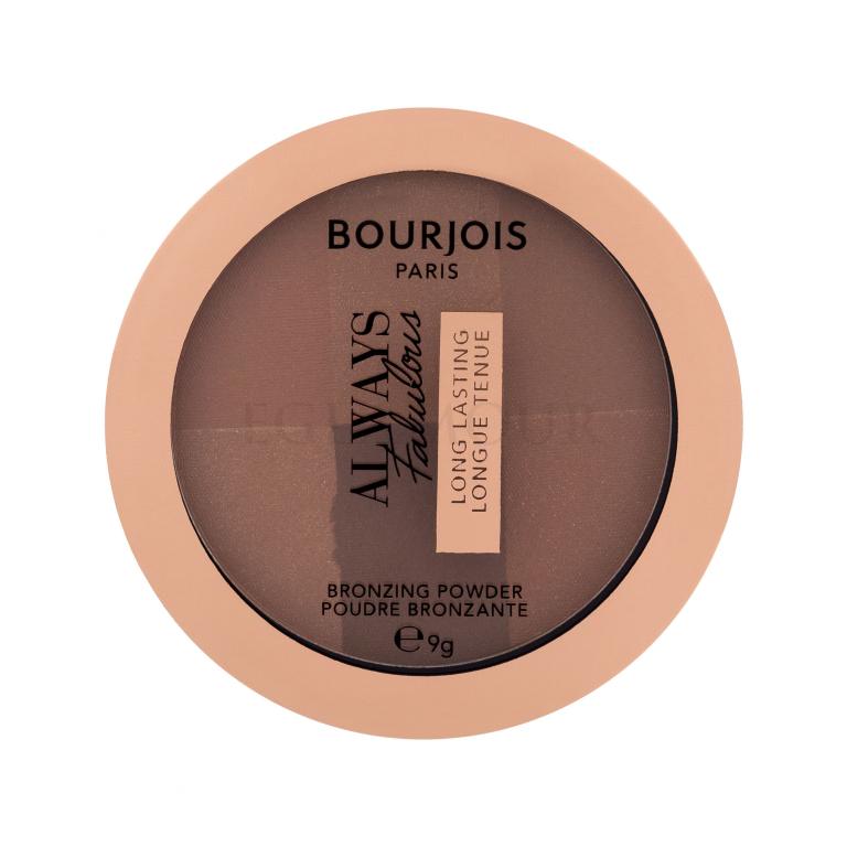 BOURJOIS Paris Always Fabulous Bronzing Powder Bronzer dla kobiet 9 g Odcień 002 Dark