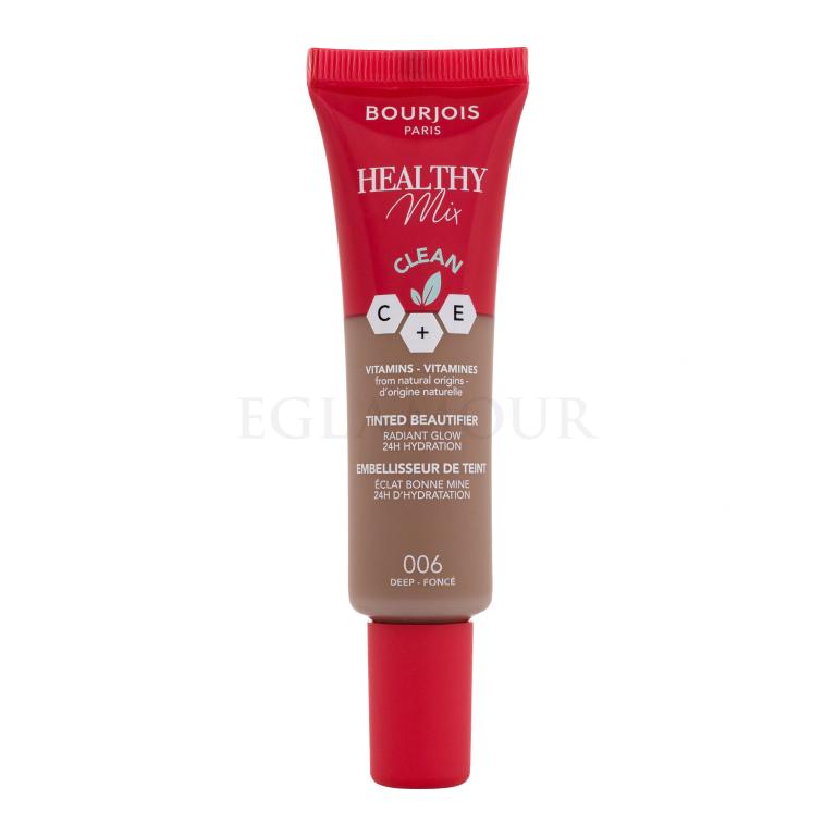 BOURJOIS Paris Healthy Mix Tinted Beautifier Krem BB dla kobiet 30 ml Odcień 006 Deep