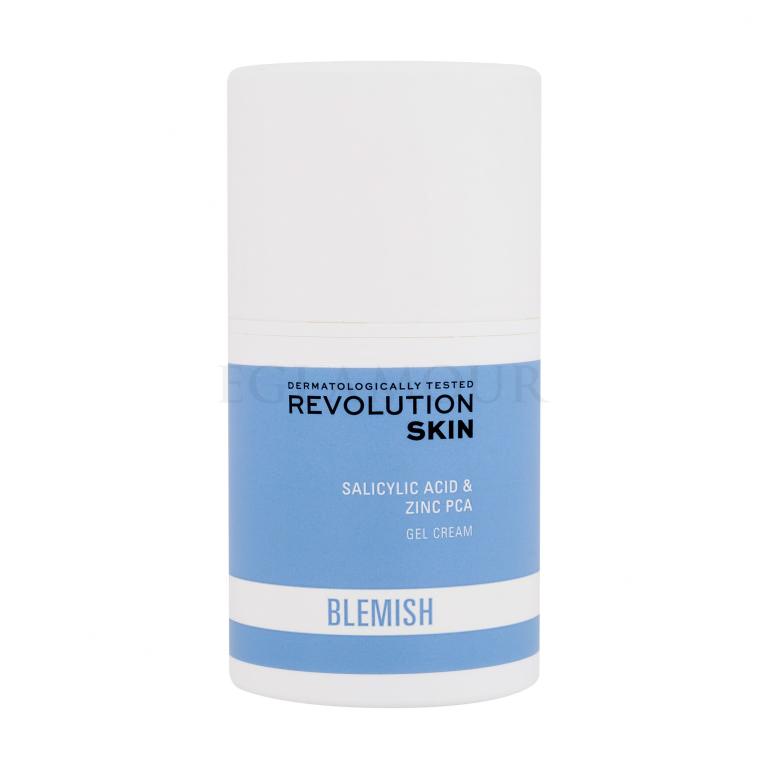 Revolution Skincare Blemish Salicylic Acid &amp; Zinc PCA Gel Cream Krem do twarzy na dzień dla kobiet 50 ml