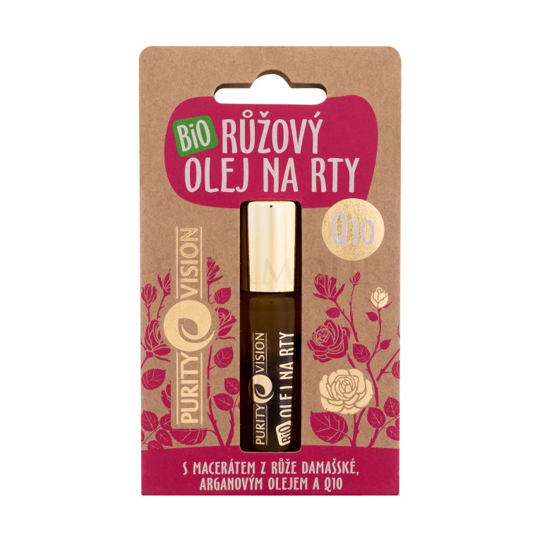 Purity Vision Rose Bio Lip Oil Olejek do ust 10 ml