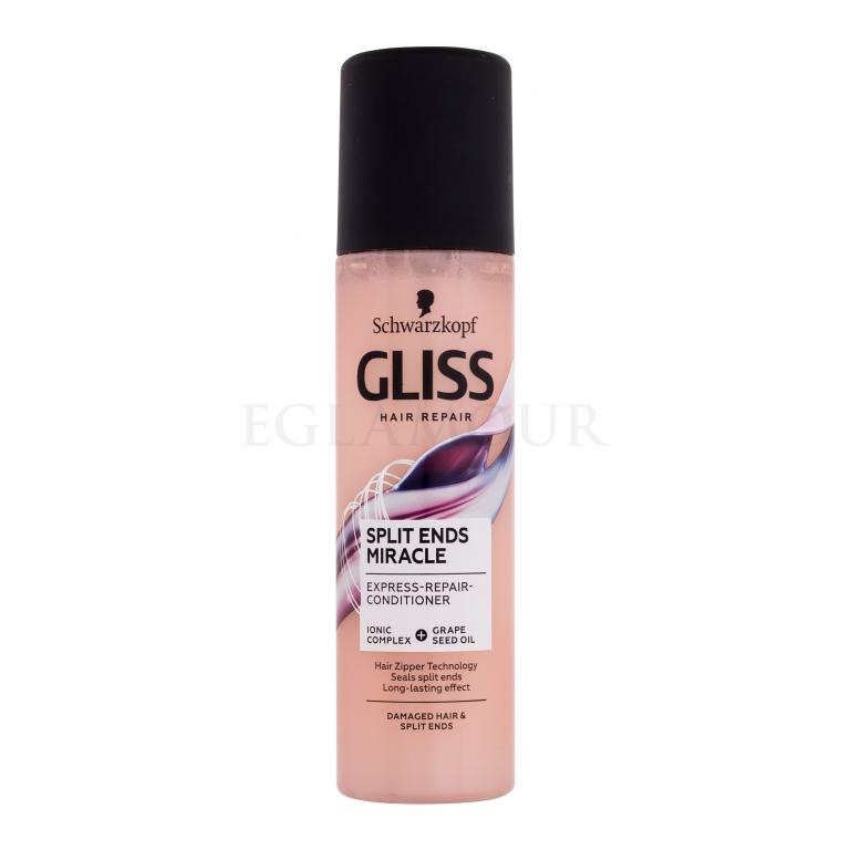 Schwarzkopf Gliss Split Ends Miracle Expres-Repair-Conditioner Pielęgnacja bez spłukiwania dla kobiet 200 ml