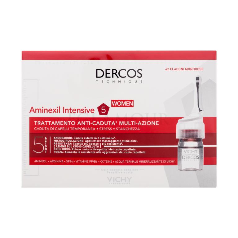 Vichy Dercos Aminexil Clinical 5 Preparat przeciw wypadaniu włosów dla kobiet 42x6 ml