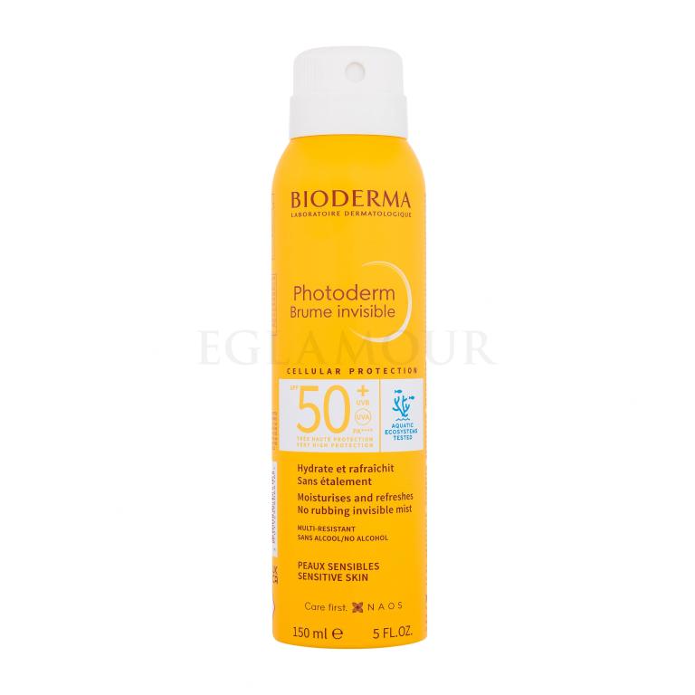 BIODERMA Photoderm Invisible Mist SPF50+ Preparat do opalania ciała 150 ml