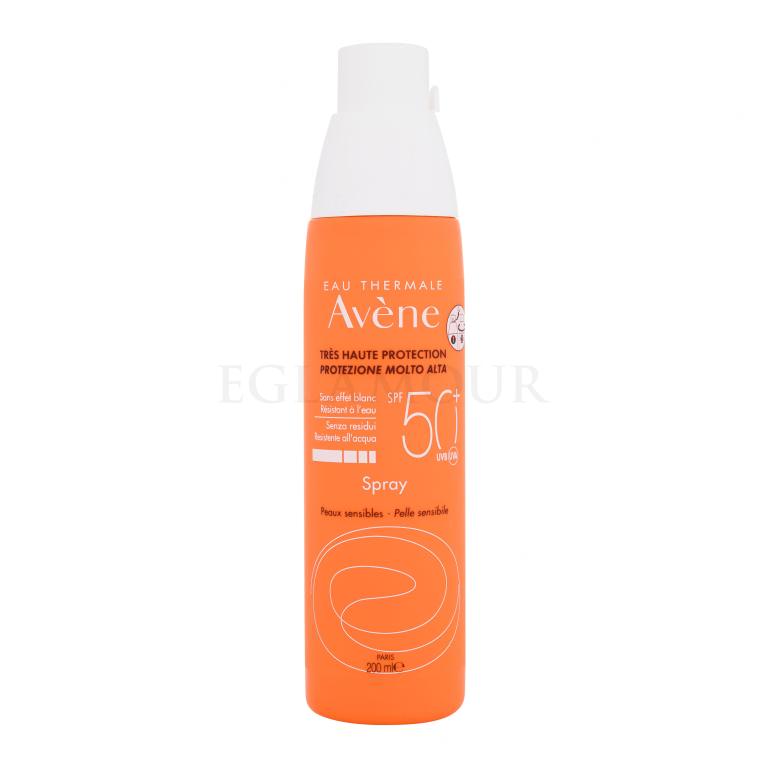 Avene Sun Spray SPF50+ Preparat do opalania ciała 200 ml