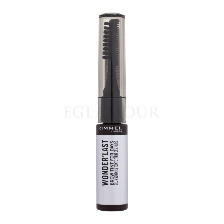 Rimmel London Wonder&#039;Last Brow Tint For Days Żel i pomada do brwi dla kobiet 4,5 ml Odcień 004 Soft Black