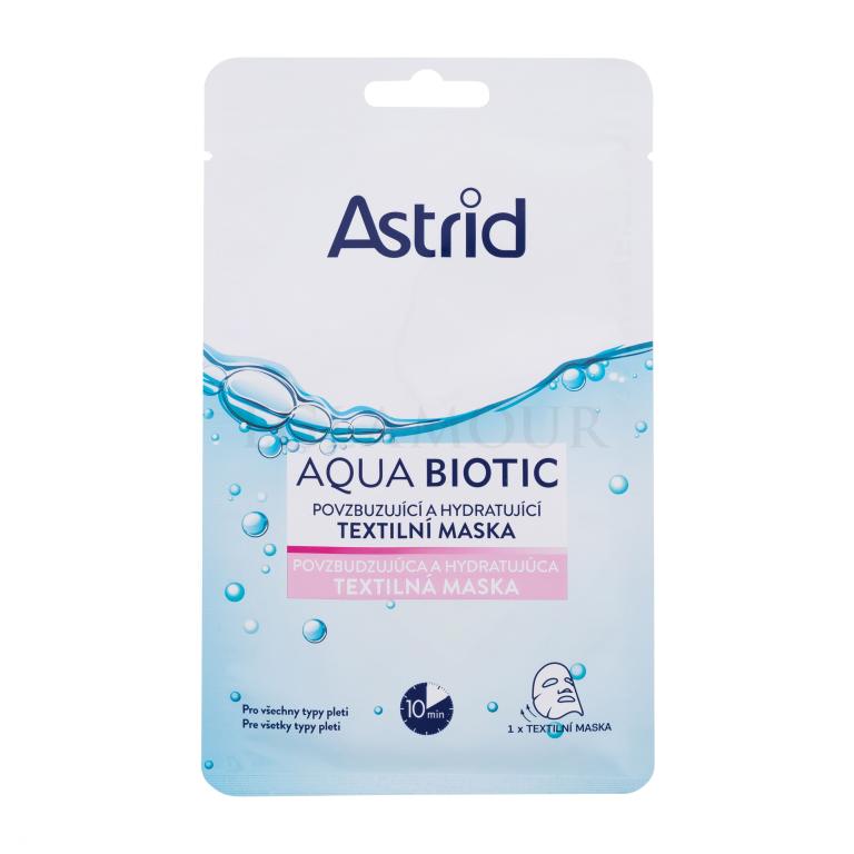 Astrid Aqua Biotic Anti-Fatigue and Quenching Tissue Mask Maseczka do twarzy dla kobiet 1 szt