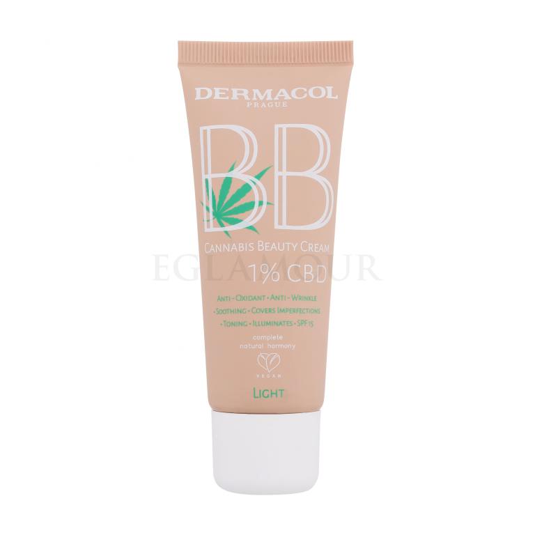 Dermacol BB Cream Cannabis Beauty Cream SPF15 Krem BB dla kobiet 30 ml Odcień 1 Light