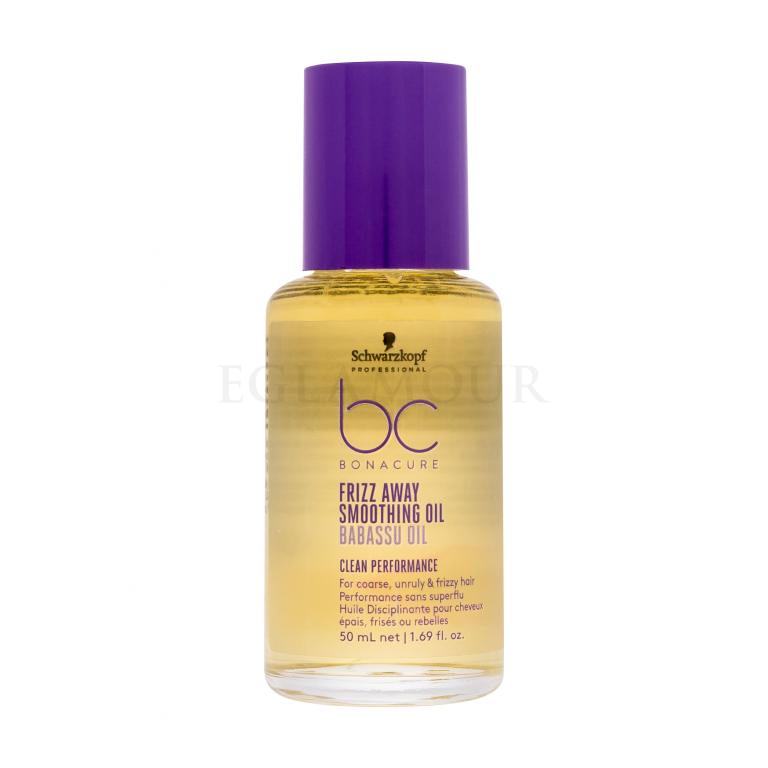 Schwarzkopf Professional BC Bonacure Frizz Away Smoothing Oil Olejek do włosów dla kobiet 50 ml