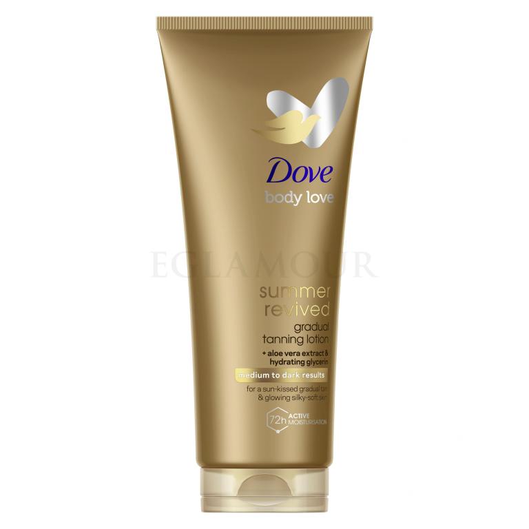 Dove Body Love Summer Revived Gradual Tanning Lotion Samoopalacz dla kobiet 200 ml Odcień Medium to Dark