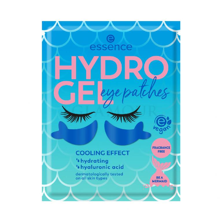 Essence Hydro Gel Eye Patches Cooling Effect Maseczka na okolice oczu dla kobiet 1 szt