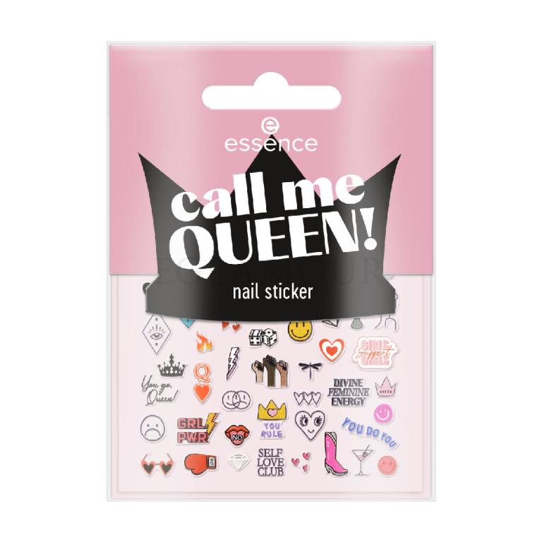 Essence Nail Stickers Call Me Queen! Dekoracje na paznokcie dla kobiet Zestaw