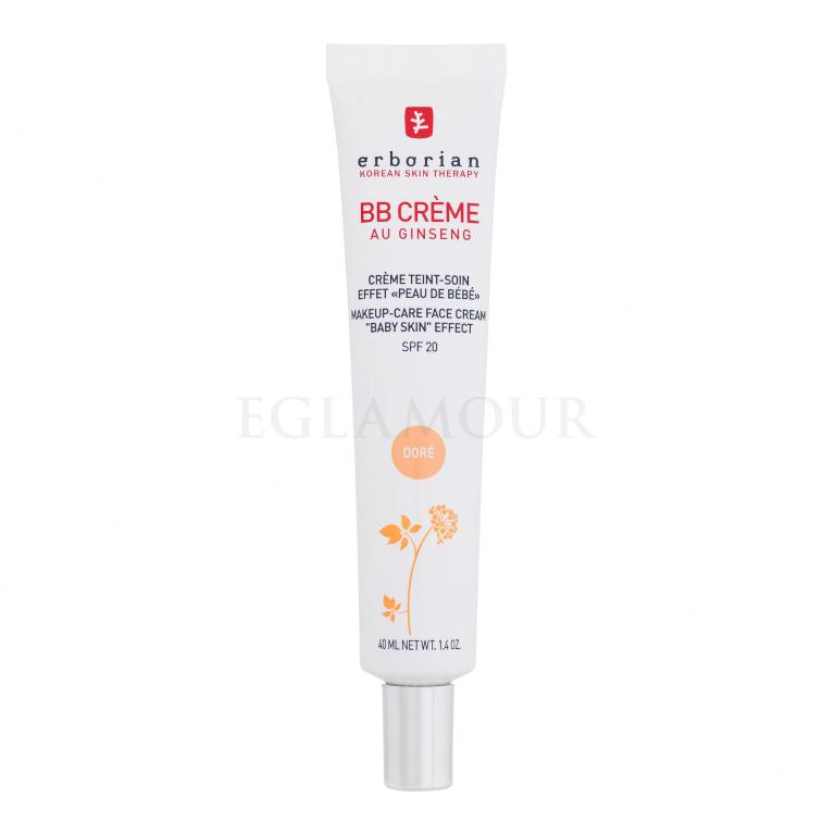 Erborian BB Crème Makeup-Care Face Cream SPF20 Krem BB dla kobiet 40 ml Odcień Doré