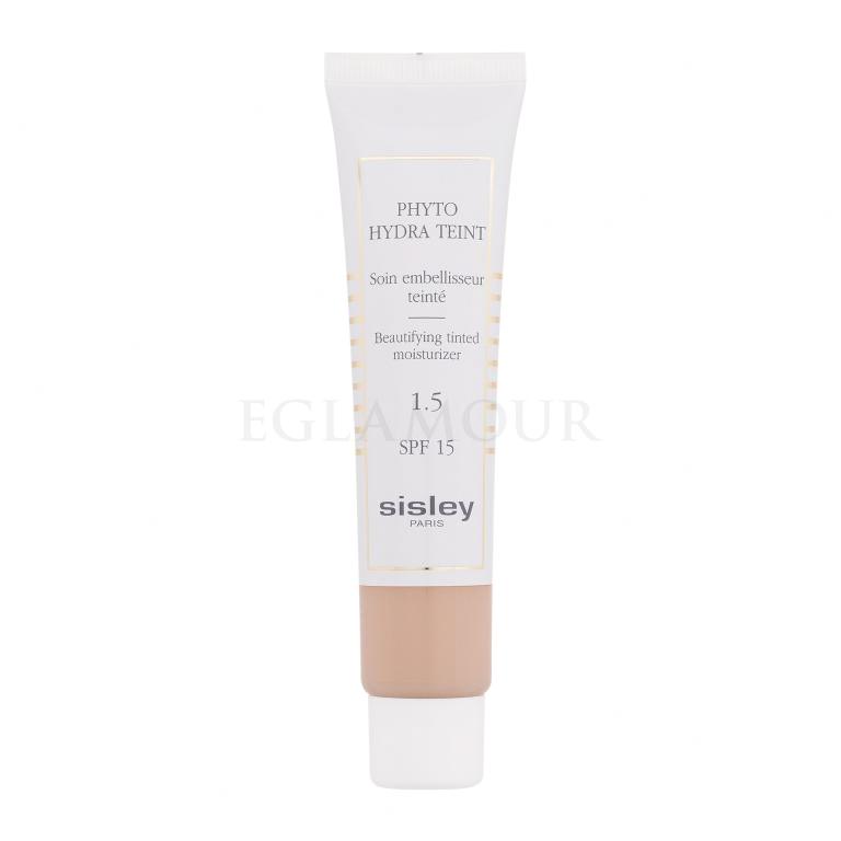 Sisley Phyto Hydra Teint SPF15 Podkład dla kobiet 40 ml Odcień 1.5 Beige