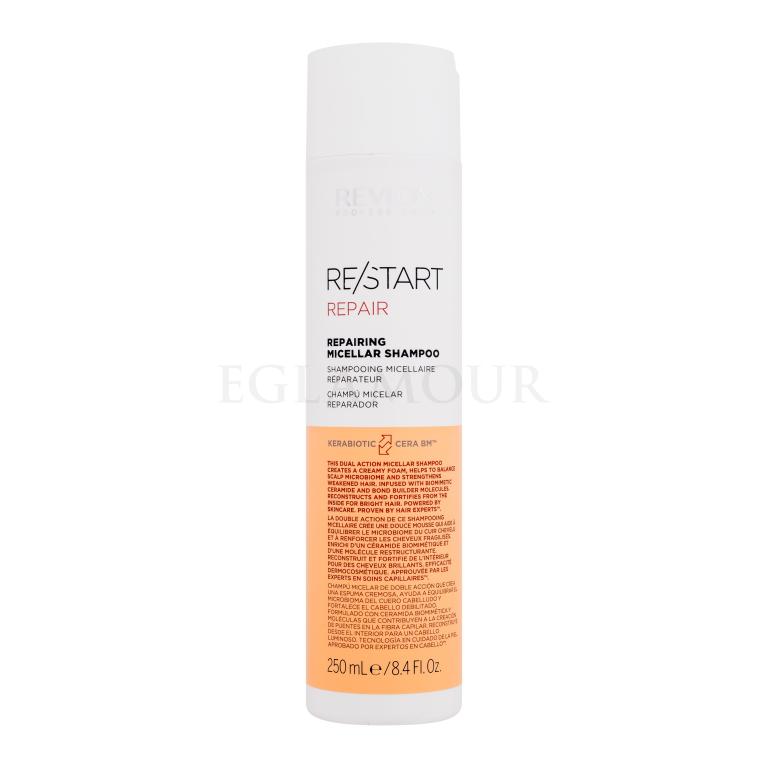 Revlon Professional Re/Start Repair Repairing Micellar Shampoo Szampon do włosów dla kobiet 250 ml