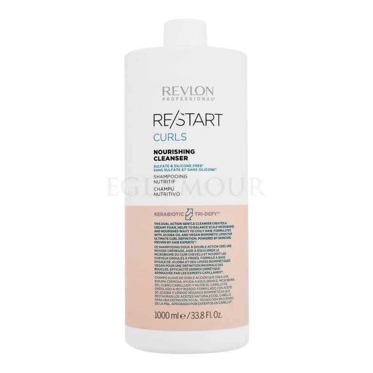 Revlon Professional Re/Start Curls Nourishing Cleanser Szampon do włosów dla kobiet 1000 ml