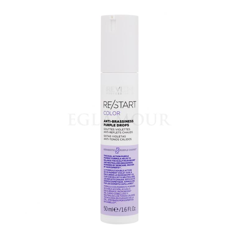 Revlon Professional Re/Start Color Anti-Brassiness Purple Drops Serum do włosów dla kobiet 50 ml