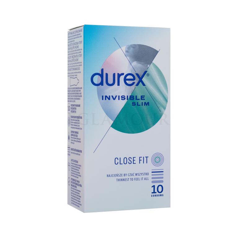 Durex Invisible Slim Prezerwatywy dla mężczyzn Zestaw