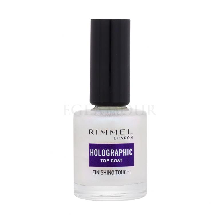 Rimmel London Holographic Top Coat Lakier do paznokci dla kobiet 12 ml