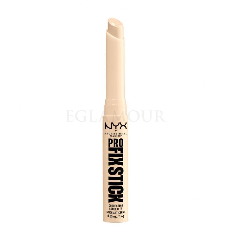 NYX Professional Makeup Pro Fix Stick Correcting Concealer Korektor dla kobiet 1,6 g Odcień 01 Pale