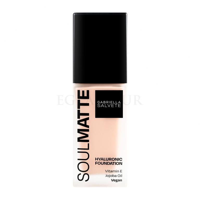 Gabriella Salvete Soulmatte Hyaluronic Foundation Podkład dla kobiet 30 ml Odcień 01C Porcelain Cold