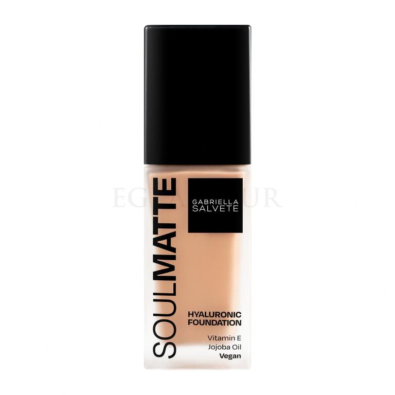 Gabriella Salvete Soulmatte Hyaluronic Foundation Podkład dla kobiet 30 ml Odcień 04 Warm Golden Sand