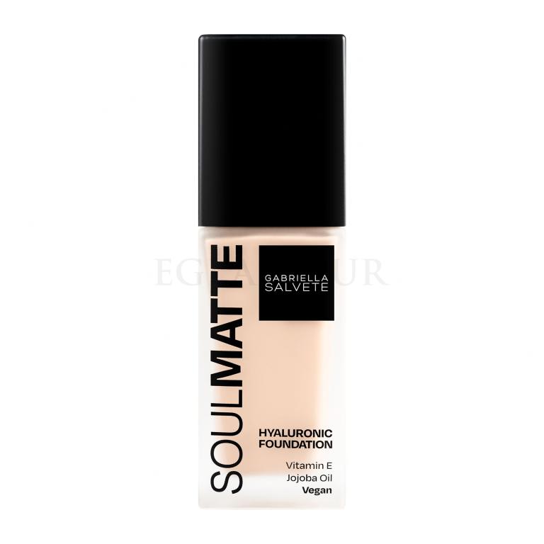 Gabriella Salvete Soulmatte Hyaluronic Foundation Podkład dla kobiet 30 ml Odcień 02C Ivory Cold