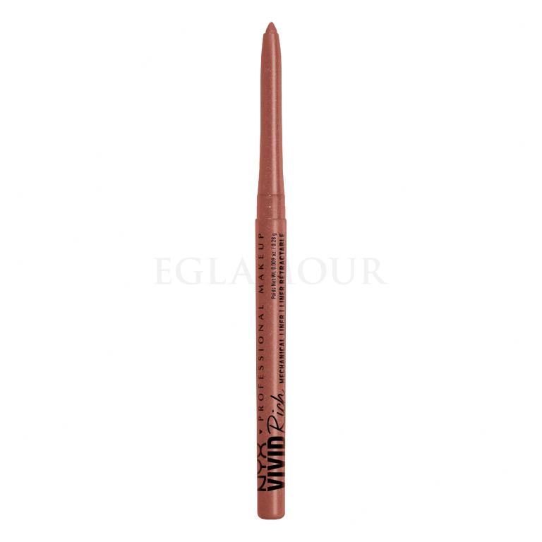 NYX Professional Makeup Vivid Rich Mechanical Liner Kredka do oczu dla kobiet 0,28 g Odcień 10 Spicy Pearl