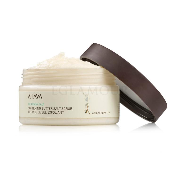 AHAVA Deadsea Salt Softening Butter Salt Scrub Peeling do ciała dla kobiet 220 g